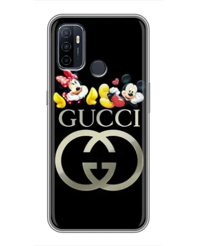 Чехол для OPPO A53 с картинкой «Gucci — герои Disney» Чехол для OPPO A53 с картинкой «Gucci — герои Disney»