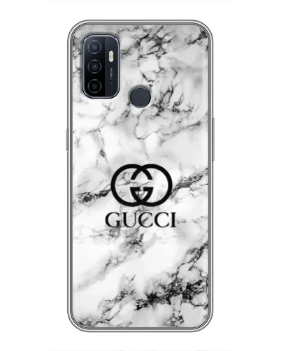 Чехол для OPPO A53 с картинкой «Gucci — мраморный шик» Чехол для OPPO A53 с картинкой «Gucci — мраморный шик»