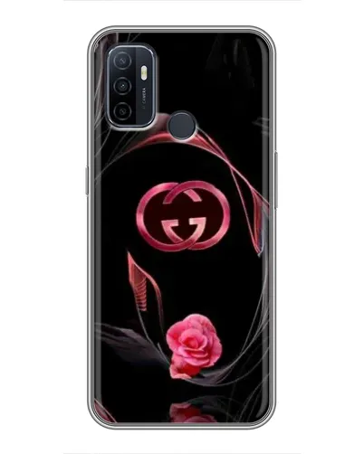 Чехол для OPPO A53 с картинкой «Gucci — неоновая роза» Чехол для OPPO A53 с картинкой «Gucci — неоновая роза»