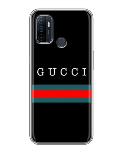 Чехол для OPPO A53 с картинкой «Gucci — красный пояс» Чехол для OPPO A53 с картинкой «Gucci — красный пояс»