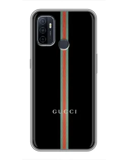 Чехол для OPPO A53 с картинкой «Gucci — строгая линия» Чехол для OPPO A53 с картинкой «Gucci — строгая линия»