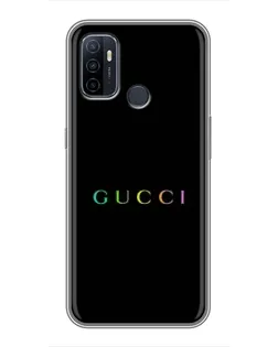 Чехол для OPPO A53 с картинкой «Gucci — неоновый минимализм» Чехол для OPPO A53 с картинкой «Gucci — неоновый минимализм»