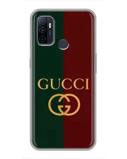 Чехол для OPPO A53 с картинкой «Gucci — темно-зеленый градиент» Чехол для OPPO A53 с картинкой «Gucci — темно-зеленый градиент»