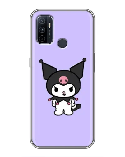 Чехол для OPPO A53 с картинкой «Kuromi — нежный фиолетовый»