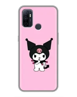 Чехол для OPPO A53 с картинкой «Kuromi — розовая нежность»