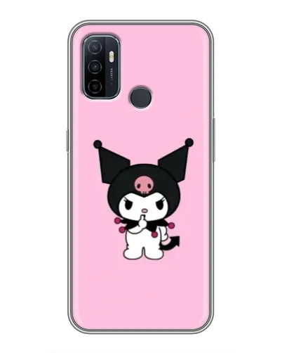 Чехол для OPPO A53 с картинкой «Kuromi — розовая нежность»