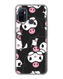 Чехол для OPPO A53 с картинкой «Паттерн голов Куроми»