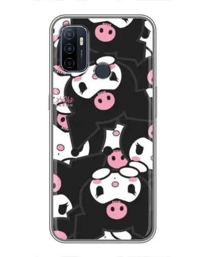 Чехол для OPPO A53 с картинкой «Паттерн голов Куроми»