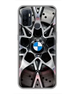 Чехол для OPPO A53 с картинкой «BMW — деталь диска»