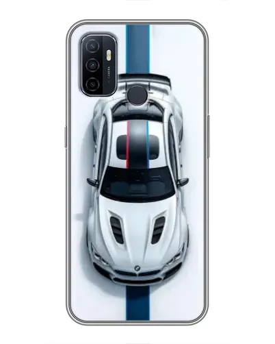 Чехол для OPPO A53 с картинкой «Вид сверху — BMW M»