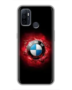 Чехол для OPPO A53 с картинкой «Логотип BMW — вспышка» Чехол для OPPO A53 с картинкой «Логотип BMW — вспышка»