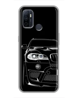 Чехол для OPPO A53 с картинкой «Темный силуэт BMW» Чехол для OPPO A53 с картинкой «Темный силуэт BMW»