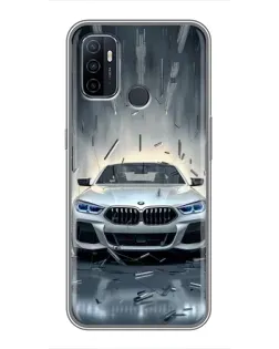 Чехол для OPPO A53 с картинкой «BMW в свете фар» Чехол для OPPO A53 с картинкой «BMW в свете фар»