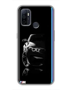 Чехол для OPPO A53 с картинкой «Силуэт BMW в темноте» Чехол для OPPO A53 с картинкой «Силуэт BMW в темноте»