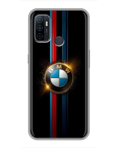 Чехол для OPPO A53 с картинкой «BMW M-Power неон»