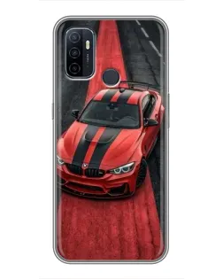 Чехол для OPPO A53 с картинкой «BMW на красной дорожке» Чехол для OPPO A53 с картинкой «BMW на красной дорожке»