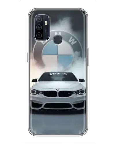 Чехол для OPPO A53 с картинкой «BMW в белом дыму» Чехол для OPPO A53 с картинкой «BMW в белом дыму»