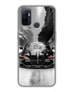 Чехол для OPPO A53 с картинкой «BMW — акварельный дрифт» Чехол для OPPO A53 с картинкой «BMW — акварельный дрифт»