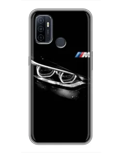 Чехол для OPPO A53 с картинкой «BMW — взгляд тигра» Чехол для OPPO A53 с картинкой «BMW — взгляд тигра»