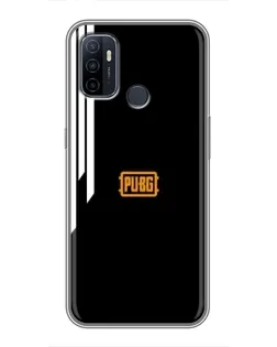 Чехол для OPPO A53 с картинкой «PUBG — вертикальные линии»