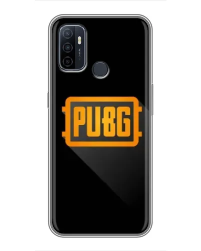 Чехол для OPPO A53 с картинкой «PUBG — рамка лого»
