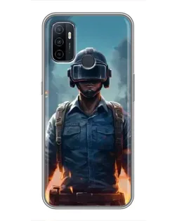 Чехол для OPPO A53 с картинкой «PUBG — реалистичный герой» Чехол для OPPO A53 с картинкой «PUBG — реалистичный герой»
