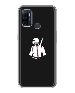 Чехол для OPPO A53 с картинкой «PUBG — силуэт воина» Чехол для OPPO A53 с картинкой «PUBG — силуэт воина»