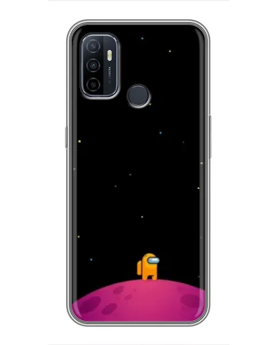 Чехол для OPPO A53 с картинкой «Одинокий герой на планете»