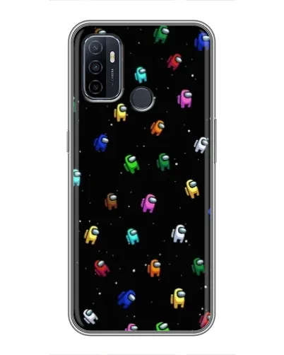 Чехол для OPPO A53 с картинкой «Экипаж Among Us»