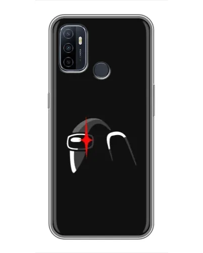 Чехол для OPPO A53 с картинкой «Among Us шлем»