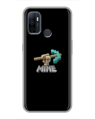Чехол для OPPO A53 с картинкой «Алмазная кирка»