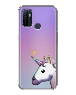 Чехол для OPPO A53 с картинкой «Единорог градиент»