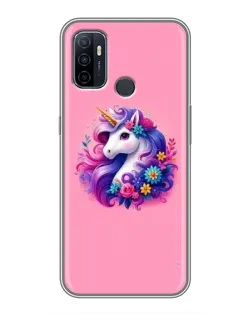 Чехол для OPPO A53 с картинкой «Сказочный единорог»