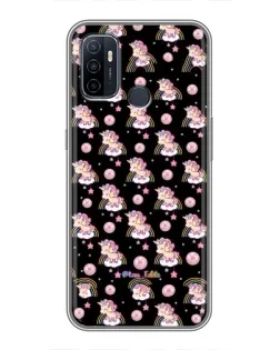 Чехол для OPPO A53 с картинкой «Magic Unicorn паттерн»