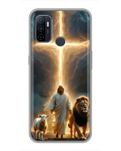 Чехол для OPPO A53 с картинкой «Лев Иуды и Свет»