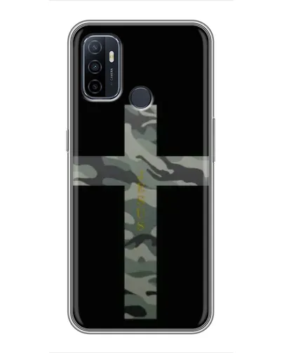 Чехол для OPPO A53 с картинкой «Милитари Крест»
