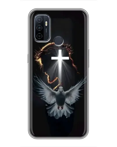 Чехол для OPPO A53 с картинкой «Голубь и Свет»