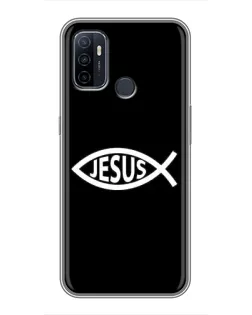 Чехол для OPPO A53 с картинкой «Классический Jesus»