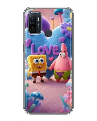 Чехол для OPPO A53 с картинкой «Губка Боб Патрик»