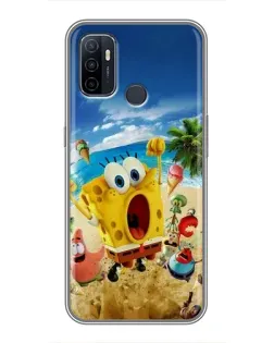 Чехол для OPPO A53 с картинкой «Развлечения на пляже»