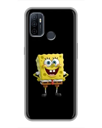 Чехол для OPPO A53 с картинкой «Классический Губка Боб»