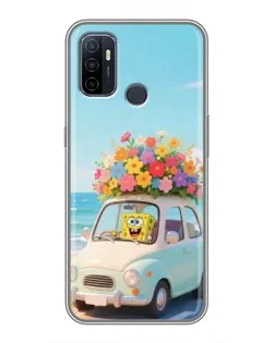 Чехол для OPPO A53 с картинкой «Автомобильное путешествие»