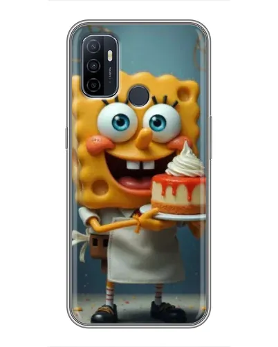 Чехол для OPPO A53 с картинкой «Повар Спанч Боб»