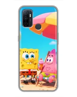 Чехол для OPPO A53 с картинкой «Отдых на пляже»