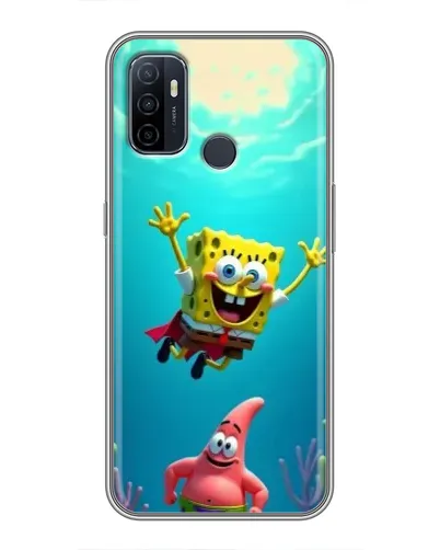 Чехол для OPPO A53 с картинкой «Спанч Боб под водой» Чехол для OPPO A53 с картинкой «Спанч Боб под водой»