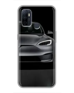 Чехол для OPPO A53 с картинкой «Tesla Model S Look»