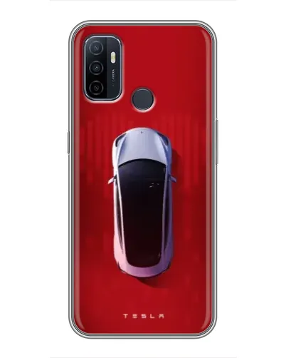 Чехол для OPPO A53 с картинкой «Tesla Top View» Чехол для OPPO A53 с картинкой «Tesla Top View»