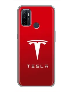 Чохол для OPPO A53 з картинкою «Tesla Red Classic»