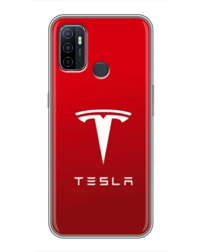Чехол для OPPO A53 с картинкой «Tesla Red Classic» Чехол для OPPO A53 с картинкой «Tesla Red Classic»