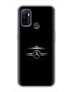Чохол для OPPO A53 з картинкою «Mercedes — абстрактні лінії»